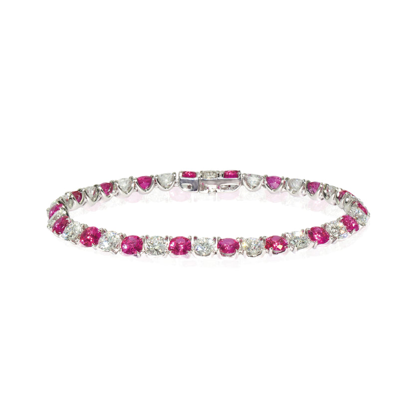 Chiyue Ruby & Diamond Bracelet