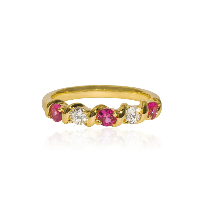 Golden Brilliance Diamond Ring