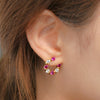 Golden Brilliance Diamond Earrings
