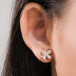 Snowy Butterfly's Dance Earrings