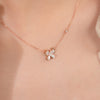 Snowy Butterfly's Dance Nacklace