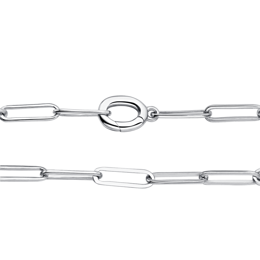 STERLING SILVER CHARM BRACELET