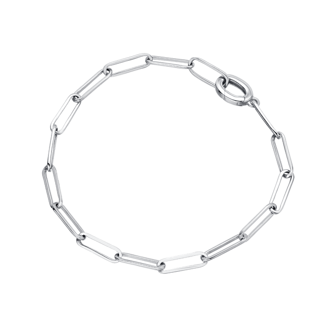 STERLING SILVER CHARM BRACELET