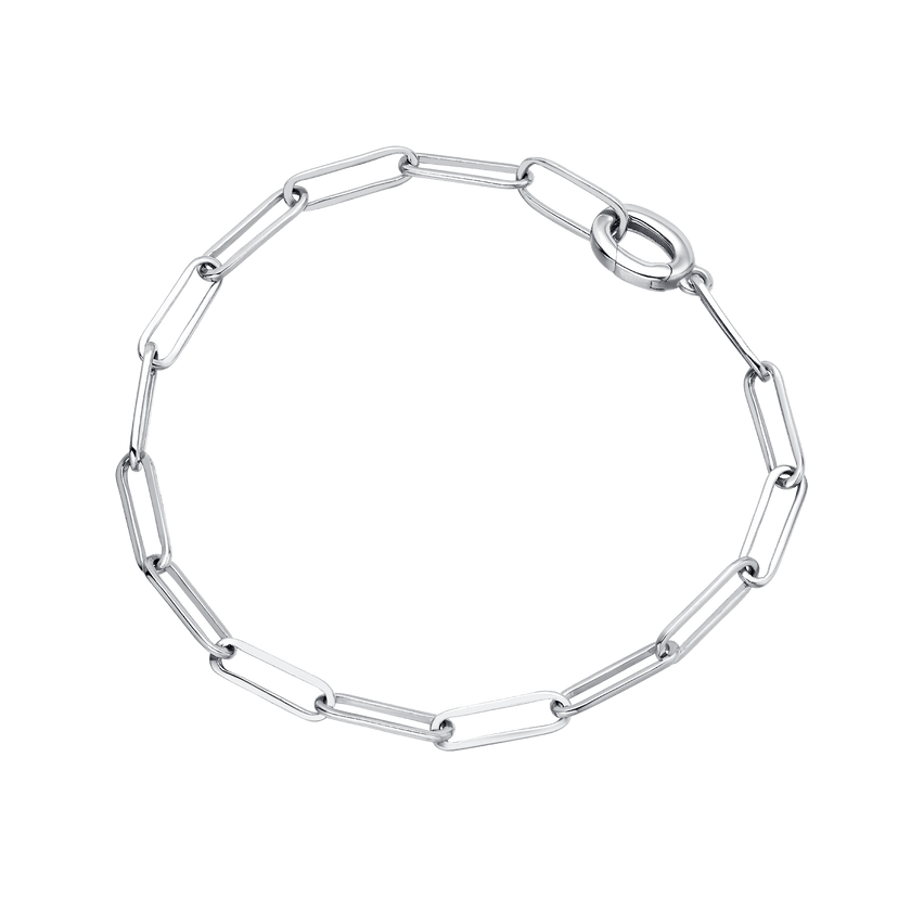 STERLING SILVER CHARM BRACELET