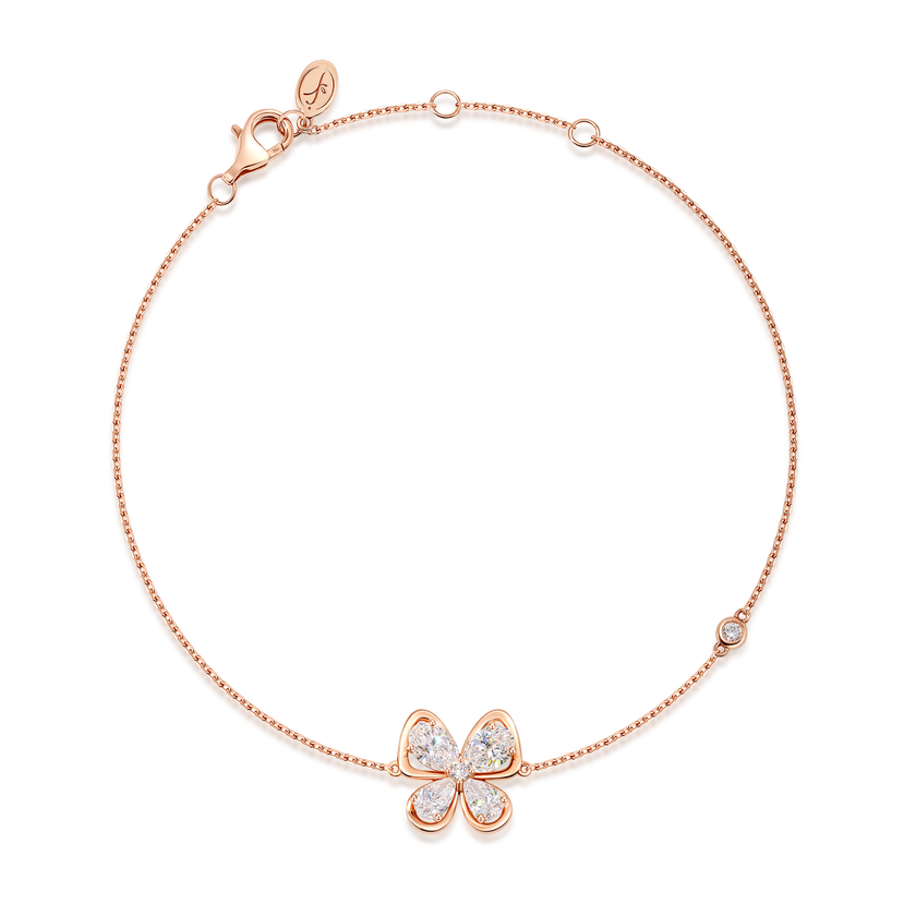 Snowy Butterfly's Dance Bracelet
