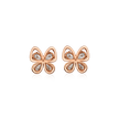 Snowy Butterfly's Dance Earrings