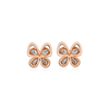 Snowy Butterfly's Dance Earrings