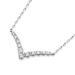 STARDUST TRAIL PLATINUM DIAMOND NECKLACE[14K]