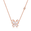 Snowy Butterfly's Dance Nacklace