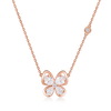 Snowy Butterfly's Dance Nacklace