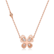 Snowy Butterfly's Dance Nacklace