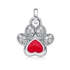PAW PRINT CHARM (RED)