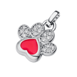 PAW PRINT CHARM (RED)