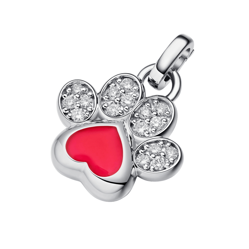 PAW PRINT CHARM (RED)