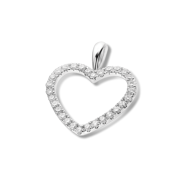 DIAMOND HALO HEART