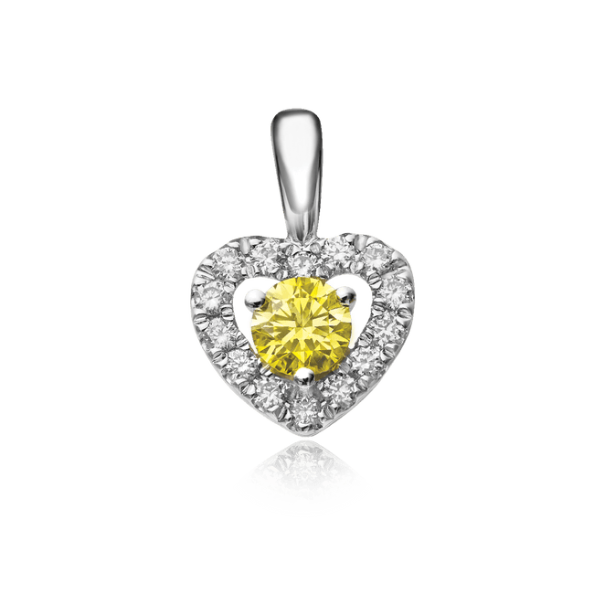 HEART OF LIGHT DIAMOND PENDANT