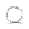 TWIN FLOWER DIAMOND RING