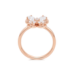 Snowy Butterfly's Dance Ring