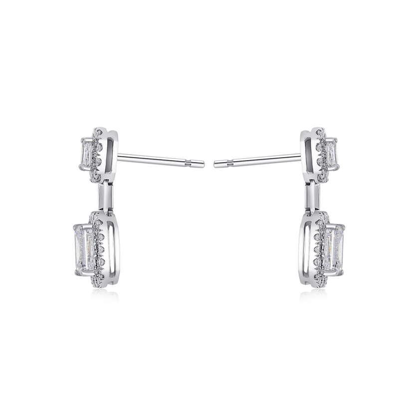 RADIANT DUET DIAMOND EARRINGS