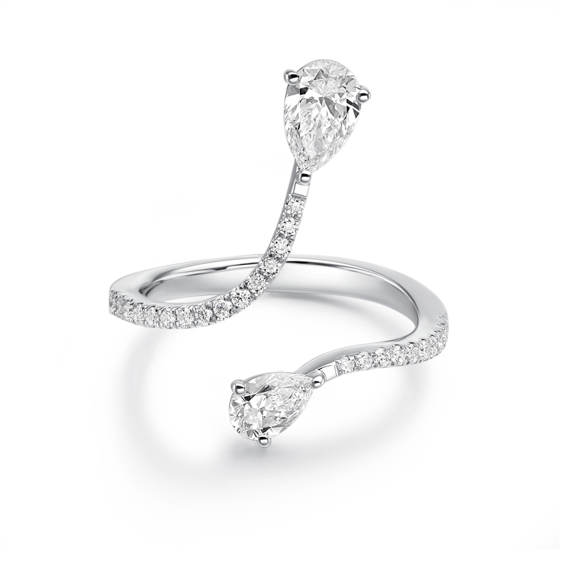 BLOSSOMING TULIP DIAMOND RING