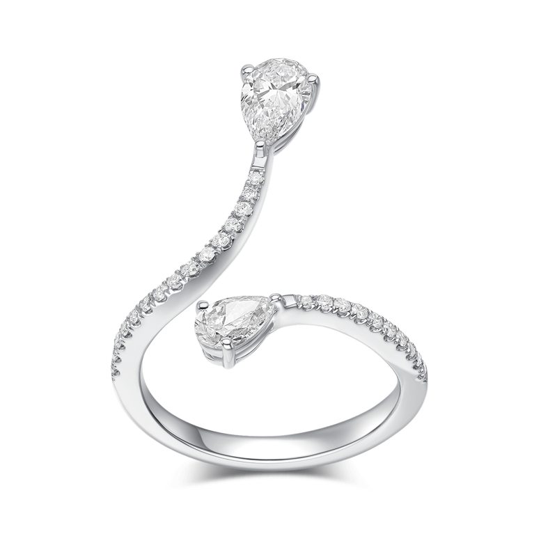 BLOSSOMING TULIP DIAMOND RING