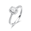 ETERNAL BLOSSOM EMERALD HALO RING