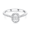 ETERNAL BLOSSOM EMERALD HALO RING