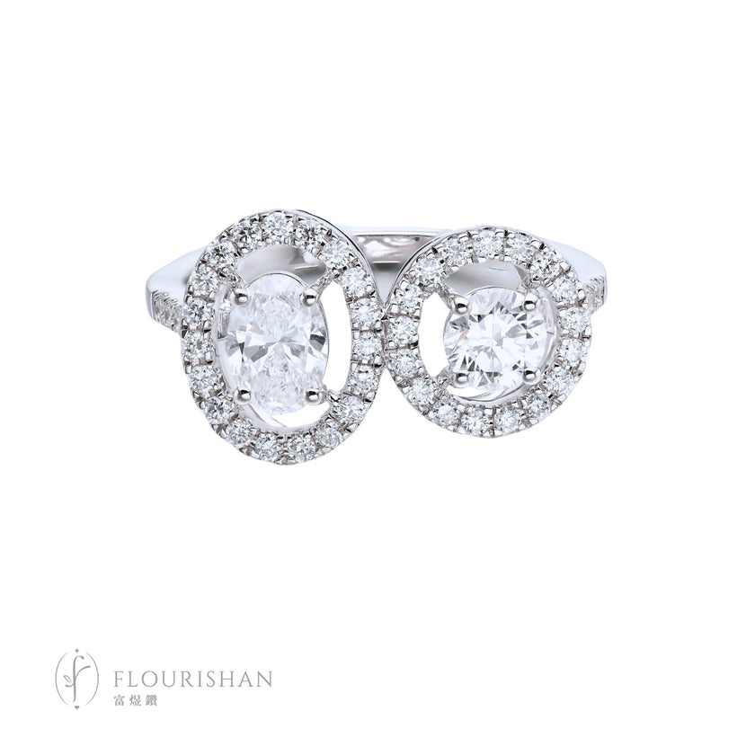 STELLAR WHISPERS TWIN DIAMOND RING