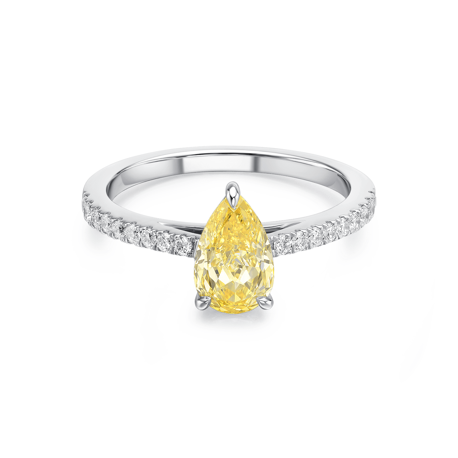 GOLDEN SUNBEAM HALO RING