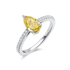 GOLDEN SUNBEAM HALO RING